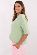 Sweter Damski Model MI-SW-2103.07 Pistacja - Italy Moda