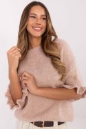 Sweter Damski Model MI-SW-2913.99 Light Pink - Italy Moda Sweter Damski Model MI-SW-2913.99 Light Pink - Italy Moda