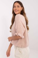 Sweter Damski Model MI-SW-2913.99 Light Pink - Italy Moda Sweter Damski Model MI-SW-2913.99 Light Pink - Italy Moda
