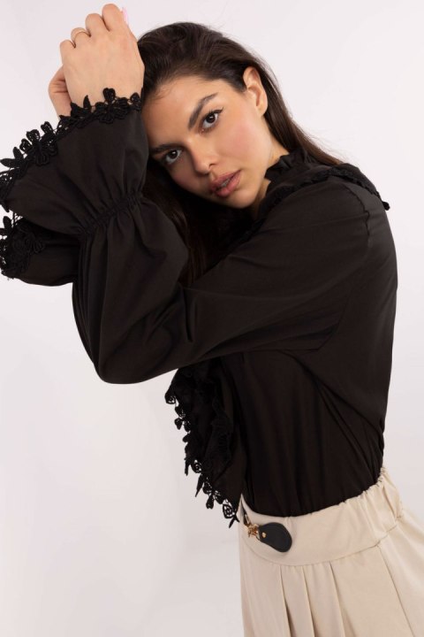 Koszula Damska Model LK-KS-509519.85 Black - Lakerta Koszula Damska Model LK-KS-509519.85 Black - Lakerta