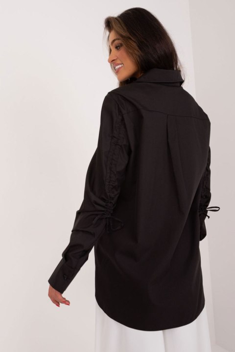 Koszula Damska Model LK-KS-509529.13 Black - Lakerta Koszula Damska Model LK-KS-509529.13 Black - Lakerta
