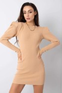 Sukienka Model 269-SK-5676.91P Camel - Rue Paris Sukienka Model 269-SK-5676.91P Camel - Rue Paris