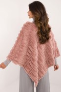 Sweter Ponczo Model AT-PN-2347.88 Dark Pink - AT Sweter Ponczo Model AT-PN-2347.88 Dark Pink - AT