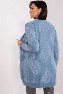 Sweter Kardigan Model AT-SW-234501.00P Blue - AT Sweter Kardigan Model AT-SW-234501.00P Blue - AT