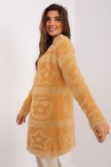 Sweter Kardigan Model AT-SW-234503.00P Camel - AT Sweter Kardigan Model AT-SW-234503.00P Camel - AT