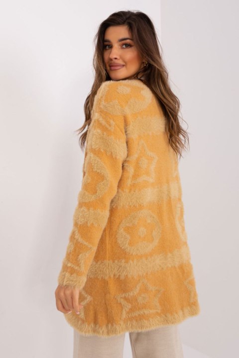 Sweter Kardigan Model AT-SW-234503.00P Camel - AT Sweter Kardigan Model AT-SW-234503.00P Camel - AT