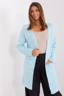 Sweter Kardigan Model AT-SW-234503.00P Light Blue - AT Sweter Kardigan Model AT-SW-234503.00P Light Blue - AT