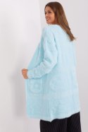 Sweter Kardigan Model AT-SW-234503.00P Light Blue - AT Sweter Kardigan Model AT-SW-234503.00P Light Blue - AT