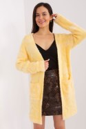 Sweter Kardigan Model AT-SW-234503.00P Light Yellow - AT Sweter Kardigan Model AT-SW-234503.00P Light Yellow - AT