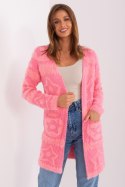 Sweter Kardigan Model AT-SW-234503.00P Pink - AT Sweter Kardigan Model AT-SW-234503.00P Pink - AT