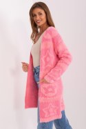 Sweter Kardigan Model AT-SW-234503.00P Pink - AT Sweter Kardigan Model AT-SW-234503.00P Pink - AT