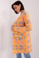 Sweter Kardigan Model AT-SW-234701.34 Orange - AT Sweter Kardigan Model AT-SW-234701.34 Orange - AT