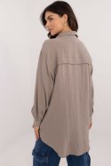 Koszula Damska Model D70032M11066D1 Dark Beige - Sublevel Koszula Damska Model D70032M11066D1 Dark Beige - Sublevel