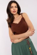 Koszulka Top Model D15200M02399A Dark Brown - Sublevel Koszulka Top Model D15200M02399A Dark Brown - Sublevel