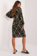 Sukienka Model D73771M30427B Khaki - Sublevel Sukienka Model D73771M30427B Khaki - Sublevel