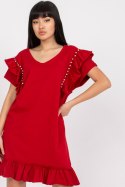 Sukienka Model FA-SK-7017.72P Bordo - Fancy Sukienka Model FA-SK-7017.72P Bordo - Fancy