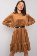 Sukienka Model FA-SK-7563.11P Camel - Fancy Sukienka Model FA-SK-7563.11P Camel - Fancy