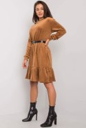 Sukienka Model FA-SK-7563.11P Camel - Fancy Sukienka Model FA-SK-7563.11P Camel - Fancy