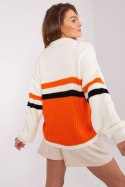 Sweter Damski Model BA-SW-8054.91P Orange - Badu Sweter Damski Model BA-SW-8054.91P Orange - Badu