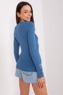 Sweter Damski Model PM-SW-PM685.39P Dark Blue - Factory Price Sweter Damski Model PM-SW-PM685.39P Dark Blue - Factory Price