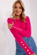 Sweter Damski Model PM-SW-PM685.39P Fuksja - Factory Price Sweter Damski Model PM-SW-PM685.39P Fuksja - Factory Price
