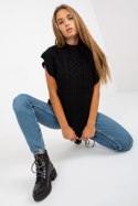 Sweter Model D90027Z90816A3 Black - Sublevel Sweter Model D90027Z90816A3 Black - Sublevel