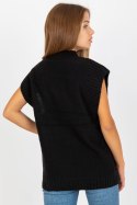 Sweter Model D90027Z90816A3 Black - Sublevel Sweter Model D90027Z90816A3 Black - Sublevel