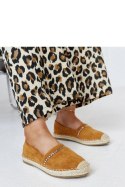 Brązowe espadryle z cyrkoniami Abia - Solea Brązowe espadryle z cyrkoniami Abia - Solea