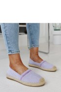 Fioletowe espadryle z cyrkoniami Abia - Solea Fioletowe espadryle z cyrkoniami Abia - Solea
