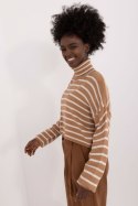 Golf Damski Model BA-SW-0529.22 Camel - Badu Golf Damski Model BA-SW-0529.22 Camel - Badu