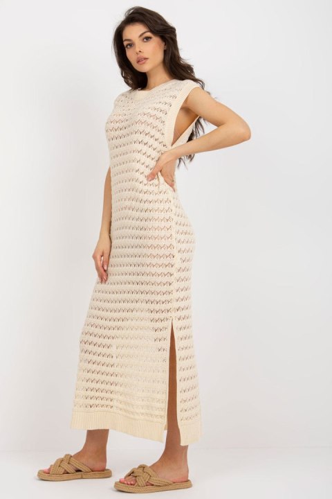 Sukienka Plażow Sukienka Model BA-SK-9003.47P Light Beige - Badu Sukienka Plażow Sukienka Model BA-SK-9003.47P Light Beige - Badu