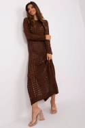 Sukienka Plażow Sukienka Model BA-SK-9010.33P Dark Brown - Badu Sukienka Plażow Sukienka Model BA-SK-9010.33P Dark Brown - Badu