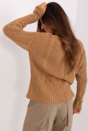 Sweter Damski Model BA-SW-0252.61P Camel - Badu Sweter Damski Model BA-SW-0252.61P Camel - Badu
