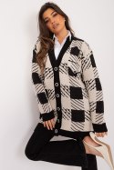 Sweter Damski Model BA-SW-0538.29 Black/Beige - Badu Sweter Damski Model BA-SW-0538.29 Black/Beige - Badu