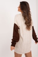 Sweter Damski Model BA-SW-0549.32 Brown - Badu Sweter Damski Model BA-SW-0549.32 Brown - Badu