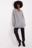 Sweter Damski Model BA-SW-0577.36X Grey - Badu Sweter Damski Model BA-SW-0577.36X Grey - Badu