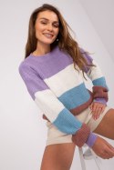 Sweter Damski Model BA-SW-8024.57P Violet - Badu Sweter Damski Model BA-SW-8024.57P Violet - Badu