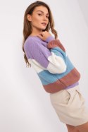 Sweter Damski Model BA-SW-8024.57P Violet - Badu Sweter Damski Model BA-SW-8024.57P Violet - Badu