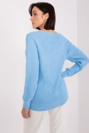 Sweter Damski Model BA-SW-8028.32 Light Blue - Badu Sweter Damski Model BA-SW-8028.32 Light Blue - Badu