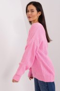 Sweter Damski Model BA-SW-8028.77 Pink - Badu Sweter Damski Model BA-SW-8028.77 Pink - Badu