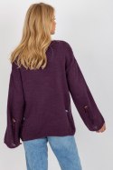 Sweter Damski Model BA-SW-8043.03 Dark Violet - Badu Sweter Damski Model BA-SW-8043.03 Dark Violet - Badu