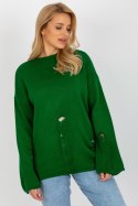 Sweter Damski Model BA-SW-8043.08X Dark Green - Badu Sweter Damski Model BA-SW-8043.08X Dark Green - Badu