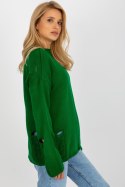 Sweter Damski Model BA-SW-8043.08X Dark Green - Badu Sweter Damski Model BA-SW-8043.08X Dark Green - Badu