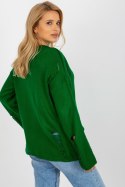 Sweter Damski Model BA-SW-8043.08X Dark Green - Badu Sweter Damski Model BA-SW-8043.08X Dark Green - Badu