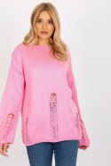 Sweter Damski Model BA-SW-8043.08X Pink - Badu Sweter Damski Model BA-SW-8043.08X Pink - Badu