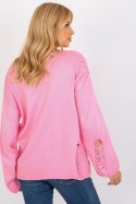 Sweter Damski Model BA-SW-8043.08X Pink - Badu Sweter Damski Model BA-SW-8043.08X Pink - Badu