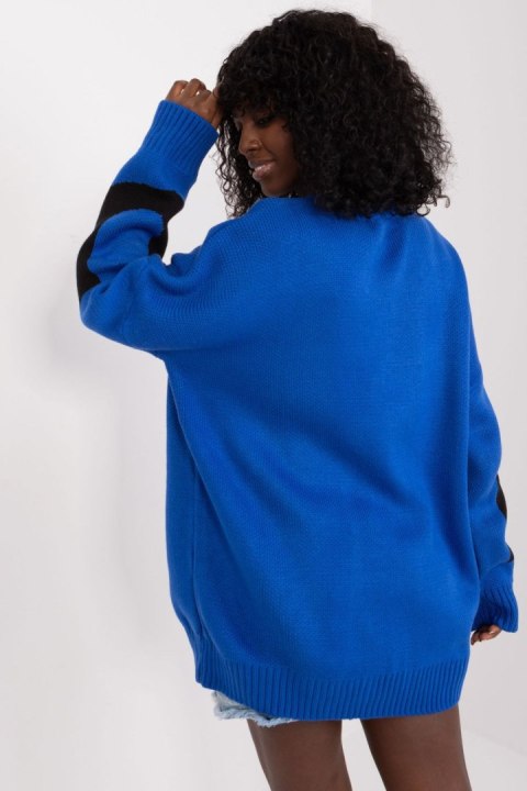 Sweter Damski Model BA-SW-8060.05P Cobalt - Badu Sweter Damski Model BA-SW-8060.05P Cobalt - Badu