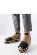 Czarne espadryle na platformie Lafreni?re - Solea Czarne espadryle na platformie Lafreni?re - Solea