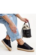 Czarne espadryle sportowe Naila - Solea Czarne espadryle sportowe Naila - Solea