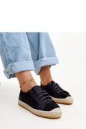 Czarne espadryle sportowe Naila - Solea Czarne espadryle sportowe Naila - Solea